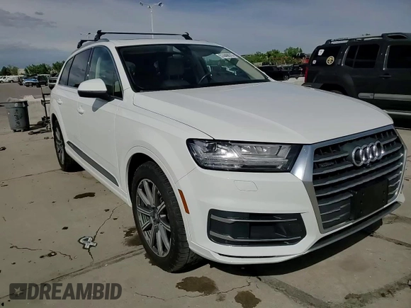 2019 Audi Q7 Premium Plus with VIN WA1LHAF75KD021660, listed as a Copart auction lot 57448675 with 70,411 mi miles and Salvage title. Bid and sale history available at DreamBid. Image 14.