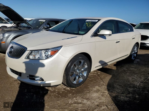 2013 Buick LaCrosse Premium 1 with VIN 1G4GF5E38DF235239, listed as a Copart auction lot 77256444 with 0 mi miles and Non Repairable. Bid and sale history available at carsss.com. Image 1.