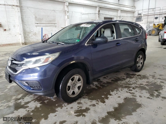 2015 Honda CR-V LX with VIN 3CZRM3H32FG712052, listed as a Copart auction lot 52931535 with 104,285 mi miles and Salvage Title. Bid and sale history available at carsss.com. Image 1.