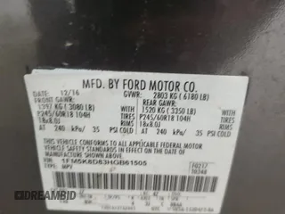2017 Ford Explorer XLT with VIN 1FM5K8D83HGB61505, listed as a Copart auction lot 57856475 with 139,378 mi miles and Clean title. Bid and sale history available at DreamBid. Image 12.