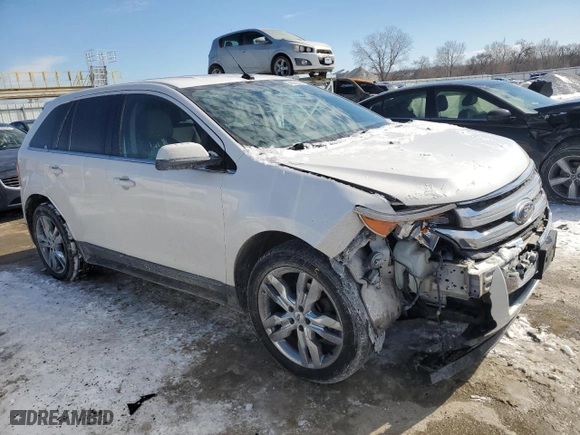 2013 Ford Edge Limited with VIN 2FMDK3K91DBA09895, listed as a Copart auction lot 46351895 with 149,760 mi miles and Salvage Title. Bid and sale history available at carsss.com. Image 4.