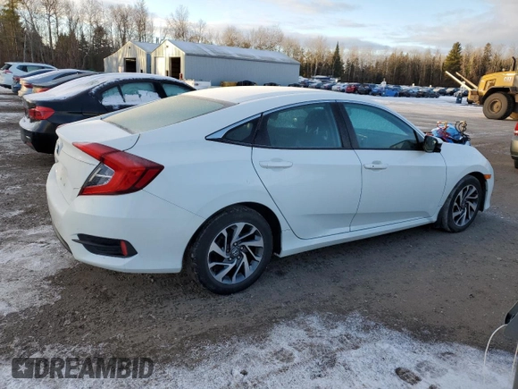 2017 Honda Civic EX with VIN 2HGFC2F83HH008497, listed as a Copart auction lot 86458684 with 81,811 mi miles and Clean Title. Bid and sale history available at DreamBid. Image 3.