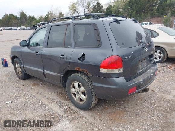 2005 Hyundai Santa Fe GLS with VIN KM8SC73E05U865692, listed as a IAAI auction lot 41914424 with 277,541 mi miles. Bid and sale history available at carsss.com. Image 3.