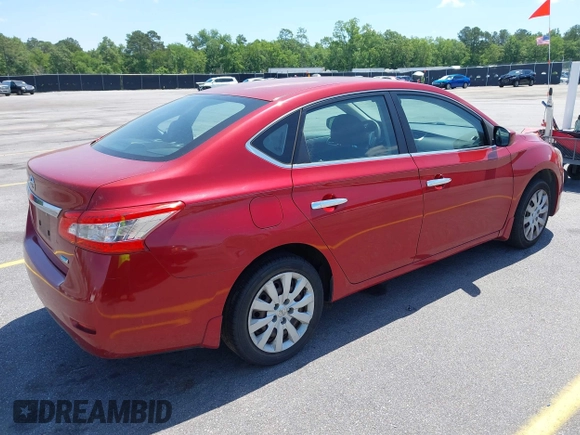 2013 Nissan Sentra S with VIN 3N1AB7AP6DL757922, listed as a IAAI auction lot 42177934 with 116,530 mi miles and . Bid and sale history available at DreamBid. Image 4.