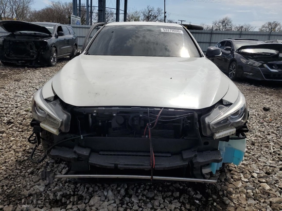 2020 Infiniti Q50 Luxe with VIN JN1EV7AR2LM254113, listed as a Copart auction lot 53379655 with 56,099 mi miles and Salvage title. Bid and sale history available at DreamBid. Image 5.