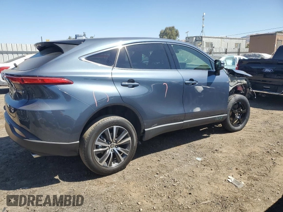 2022 Toyota Venza LE with VIN JTEAAAAHXNJ117075, listed as a Copart auction lot 63175044 with 34,850 mi miles and Salvage Title. Bid and sale history available at carsss.com. Image 3.