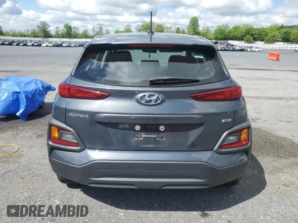 2021 Hyundai Kona SE z VIN KM8K1CAA2MU646536, wystawiony jako Copart lot #55553755 z przebiegiem 36 167 mil mil oraz Szkoda całkowita • Salvage title. Historia ofert i sprzedaży dostępna na DreamBid. Obrazek 6.