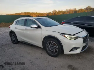 2018 Infiniti QX30 Premium with VIN SJKCH5CP1JA045047, listed as a Copart auction lot 80106464 with 78,982 mi miles and Salvage title. Bid and sale history available at DreamBid. Image 4.