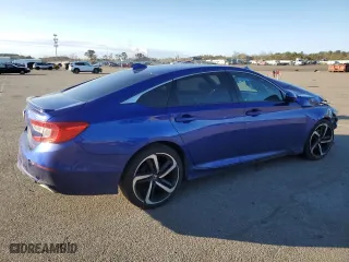 2020 Honda Accord Sedan Sport with VIN 1HGCV1F32LA127113, listed as a Copart auction lot 45515805 with 0 mi miles and Salvage Title. Bid and sale history available at carsss.com. Image 3.