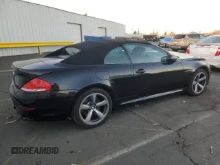 2010 BMW 6 Series 650i with VIN WBAEB5C52AC226140, listed as a Copart auction lot 84452814 with 60,728 mi miles and Salvage Title. Bid and sale history available at carsss.com. Image 3.
