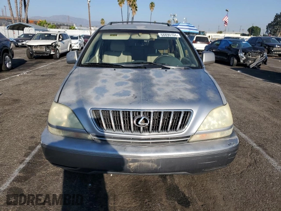 2003 Lexus RX 300 with VIN JTJGF10U730159797, listed as a Copart auction lot 68890164 with 105,797 mi miles and Salvage Title. Bid and sale history available at carsss.com. Image 5.