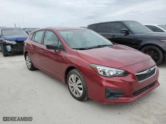 2018 Subaru Impreza with VIN 4S3GTAA62J1716263, listed as a Copart auction lot 74842764 with 0 mi miles and Non Repairable. Bid and sale history available at carsss.com. Image 4.