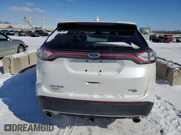 2015 Ford Edge SEL with VIN 2FMTK4J88FBB20988, listed as a Copart auction lot 45712615 with 79,695 mi miles and Salvage Title. Bid and sale history available at carsss.com. Image 6.