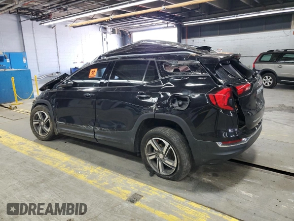 2020 GMC Terrain SLT z VIN 3GKALVEV1LL249562, wystawiony jako Copart lot #60432695 z przebiegiem Nie podano mil oraz Szkoda całkowita • Salvage title. Historia ofert i sprzedaży dostępna na DreamBid. Obrazek 2.