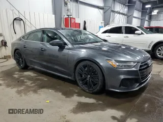 2020 Audi A7 Premium Plus with VIN WAUU2AF26LN002124, listed as a Copart auction lot 88155615 with 73,053 mi miles and Salvage Title. Bid and sale history available at carsss.com. Image 4.