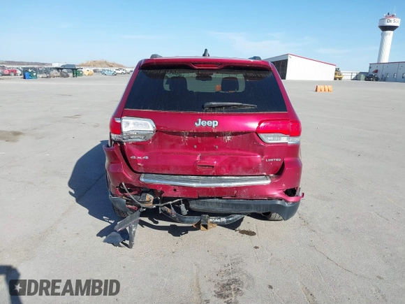 2015 Jeep Grand Cherokee Limited with VIN 1C4RJFBG5FC836296, listed as a IAAI auction lot 41803918 with 173,828 mi miles. Bid and sale history available at carsss.com. Image 16.