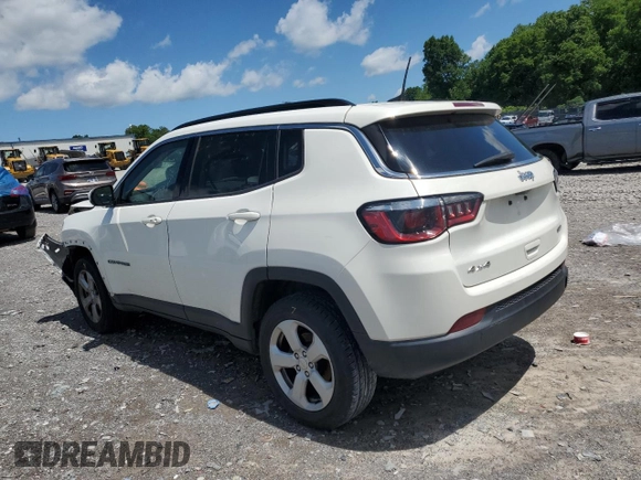 2019 Jeep Compass Latitude с VIN 3C4NJDBB8KT845421, выставлен на аукционе Copart как лот 56878135 с пробегом 81 759 миль миль и Списание • Salvage title. История ставок и продаж доступна на DreamBid. Изображение 2.