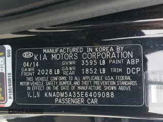 2014 Kia Rio LX with VIN KNADM5A35E6409088, listed as a Copart auction lot 75004804 with 111,664 mi miles and Salvage Title. Bid and sale history available at carsss.com. Image 12.