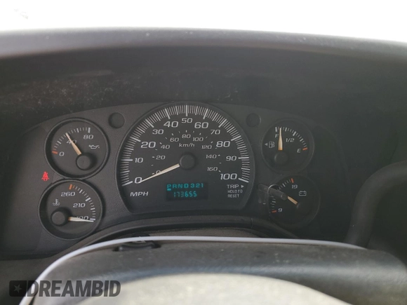 2005 Chevrolet Express Passenger with VIN 1GAHG39UX51197887, listed as a Copart auction lot 54499855 with 173,655 mi miles and Clean title. Bid and sale history available at DreamBid. Image 9.