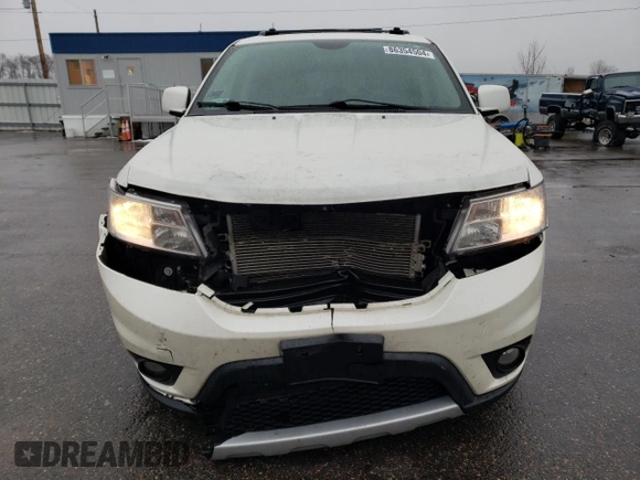 2014 Dodge Journey R/T z VIN 3C4PDDFG4ET199515, wystawiony jako Copart lot #86354504 z przebiegiem 128 888 mil mil oraz Szkoda całkowita • Salvage title. Historia ofert i sprzedaży dostępna na DreamBid. Obrazek 5.
