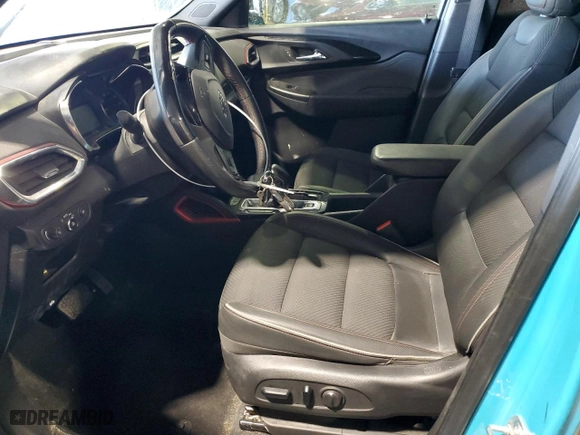 2021 Chevrolet TrailBlazer RS with VIN KL79MTSL4MB073853, listed as a Copart auction lot 45943535 with 62,253 mi miles and Salvage Title. Bid and sale history available at carsss.com. Image 7.