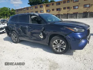 2023 Toyota Highlander L with VIN 5TDKDRAH1PS031870, listed as a Copart auction lot 62991235 with 27,099 mi miles and Non repairable. Bid and sale history available at DreamBid. Image 4.