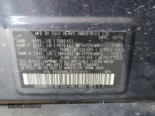 2014 Subaru Outback Limited with VIN 4S4BRBMC3E3269660, listed as a Copart auction lot 65770355 with 115,515 mi miles and Salvage title. Bid and sale history available at DreamBid. Image 12.