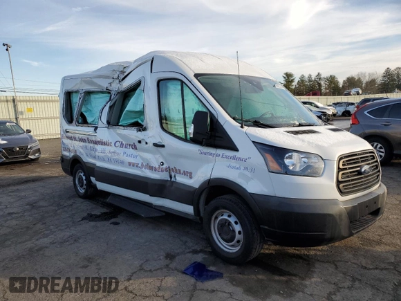 2019 Ford Transit Passenger XL with VIN 1FBAX2CM4KKA34304, listed as a Copart auction lot 85962184 with Not Provided miles and Salvage Title. Bid and sale history available at carsss.com. Image 4.