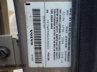 2004 Volvo V70 with VIN YV1SW59V042434622, listed as a Copart auction lot 81445624 with Not provided miles and Clean title. Bid and sale history available at DreamBid. Image 13.