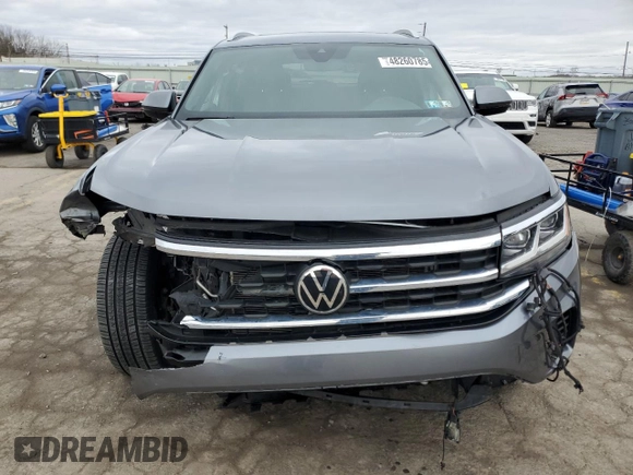 2020 Volkswagen Atlas SEL with VIN 1V2ME2CA6LC231134, listed as a Copart auction lot 48260785 with 63,057 mi miles and Salvage title. Bid and sale history available at DreamBid. Image 5.