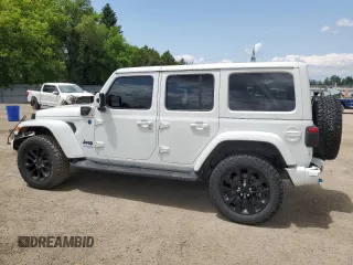 2021 Jeep Wrangler Unlimited Sahara with VIN 1C4JJXP63MW807717, listed as a Copart auction lot 59731465 with 50,799 mi miles and Clean title. Bid and sale history available at DreamBid. Image 2.