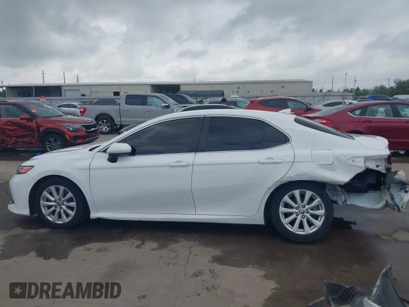 2020 Toyota Camry LE with VIN 4T1C11AK3LU361294, listed as a IAAI auction lot 41915072 with 107,682 mi miles. Bid and sale history available at carsss.com. Image 15.