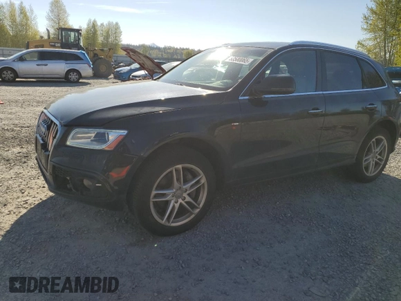 2016 Audi Q5 Premium Plus with VIN WA1D7AFP3GA106349, listed as a Copart auction lot 53580065 with 122,464 mi miles and Salvage title. Bid and sale history available at DreamBid. Image 1.