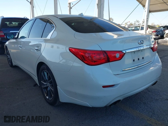 2017 Infiniti Q50 Signature Edition with VIN JN1EV7AP7HM743919, listed as a IAAI auction lot 41664683 with 86,460 mi miles and . Bid and sale history available at DreamBid. Image 3.