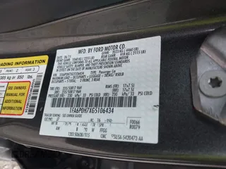 2016 Ford Fusion SE with VIN 1FA6P0H7XG5106434, listed as a IAAI auction lot 42027291 with 98,813 mi miles and . Bid and sale history available at DreamBid. Image 9.