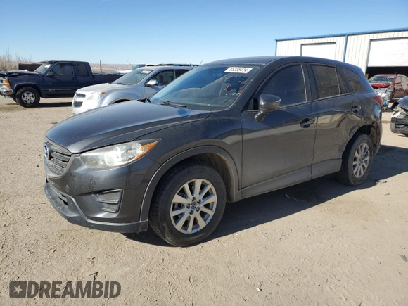 2016 Mazda CX-5 Sport with VIN JM3KE4BY3G0907976, listed as a Copart auction lot 85238414 with 92,933 mi miles and Salvage title. Bid and sale history available at DreamBid. Image 1.
