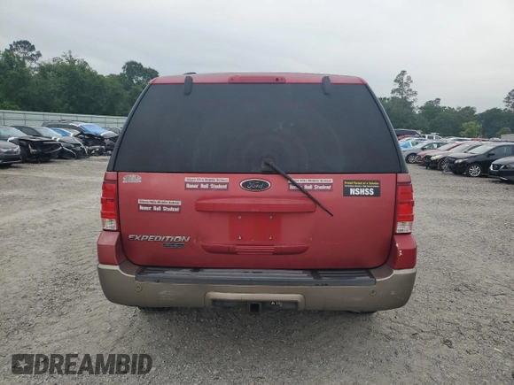 2003 Ford Expedition Eddie Bauer with VIN 1FMFU17L23LB34138, listed as a Copart auction lot 56246555 with 221,758 mi miles and Salvage title. Bid and sale history available at DreamBid. Image 6.