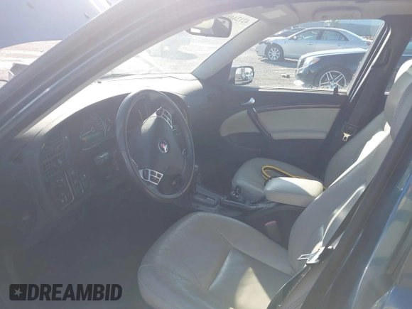 2007 Saab 9-5 with VIN YS3ED59G373520492, listed as a IAAI auction lot 42124489 with 163,624 mi miles. Bid and sale history available at carsss.com. Image 5.