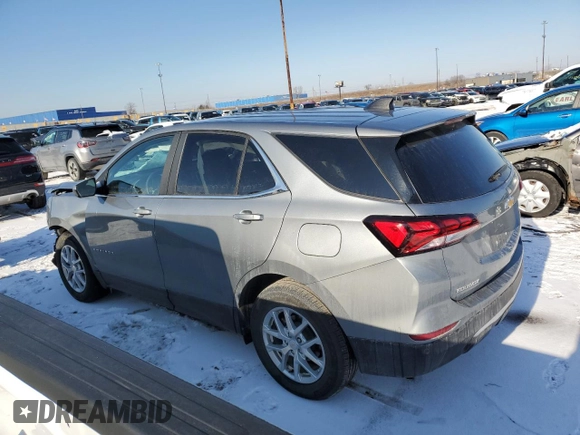 2023 Chevrolet Equinox LT with VIN 3GNAXKEG8PS123623, listed as a Copart auction lot 44256245 with 6,898 mi miles and Clean Title. Bid and sale history available at carsss.com. Image 2.