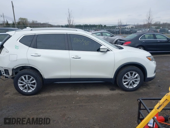 2019 Nissan Rogue SL with VIN 5N1AT2MV7KC737965, listed as a IAAI auction lot 41867485 with 71,782 mi miles. Bid and sale history available at carsss.com. Image 13.