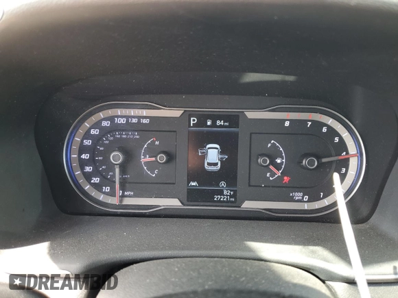 2023 Hyundai Tucson SEL with VIN 5NMJB3AE7PH233863, listed as a Copart auction lot 49844285 with 27,221 mi miles and Salvage Title. Bid and sale history available at carsss.com. Image 9.
