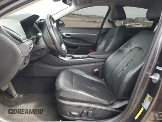 2020 Hyundai Sonata SEL z VIN 5NPEF4JA3LH000813, wystawiony jako Copart lot #50511305 z przebiegiem 57 424 mil mil oraz Szkoda całkowita • Salvage title. Historia ofert i sprzedaży dostępna na DreamBid. Obrazek 7.