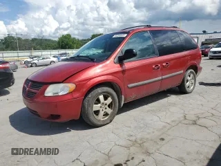 2007 Dodge Caravan SXT with VIN 1D4GP45R87B109798, listed as a Copart auction lot 56396605 with 206,214 mi miles and Salvage title. Bid and sale history available at DreamBid. Image 1.