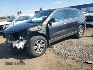 2015 Chevrolet Traverse LT z VIN 1GNKVHKD1FJ273144, wystawiony jako Copart lot #55279065 z przebiegiem 202 764 mil mil oraz Czysty tytuł • Clean title. Historia ofert i sprzedaży dostępna na DreamBid. Obrazek 1.