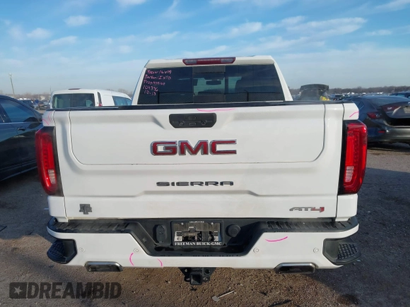 2021 GMC Sierra 1500 AT4 with VIN 1GTP9EED9MZ158044, listed as a IAAI auction lot 41192139 with 95,960 mi miles. Bid and sale history available at carsss.com. Image 16.