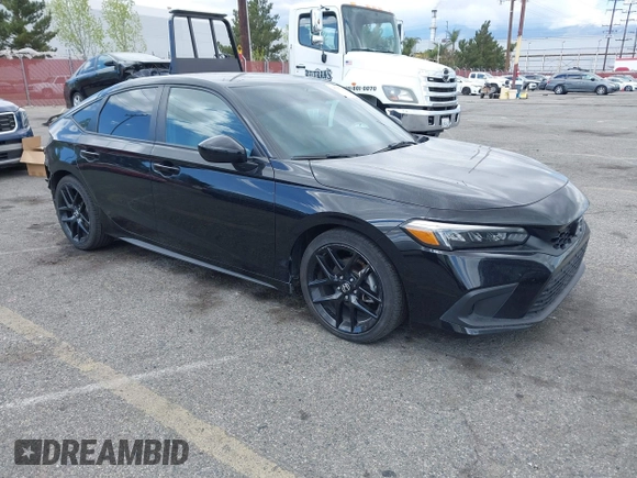 2023 Honda Civic Sport with VIN 19XFL2H82PE021151, listed as a IAAI auction lot 41943345 with 55,679 mi miles and . Bid and sale history available at DreamBid. Image 1.