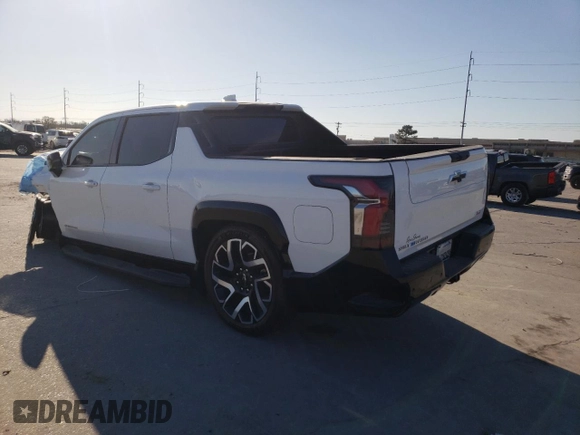 2024 Chevrolet Silverado 1500 with VIN 1GC40ZEL3RU302266, listed as a Copart auction lot 48977185 with Not Provided miles and Salvage Title. Bid and sale history available at DreamBid. Image 2.