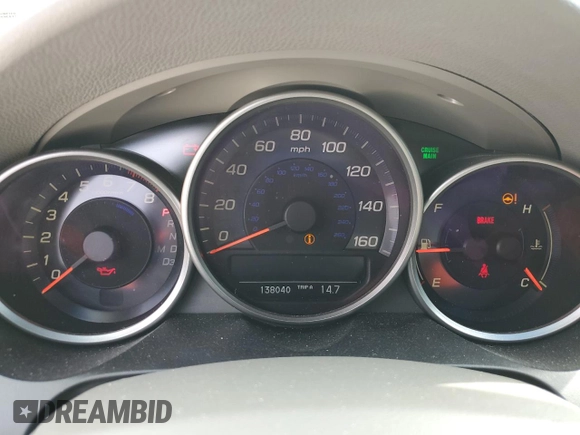 2007 Acura RL Technology with VIN JH4KB16697C004575, listed as a Copart auction lot 50403805 with 138,040 mi miles and Non repairable. Bid and sale history available at DreamBid. Image 9.