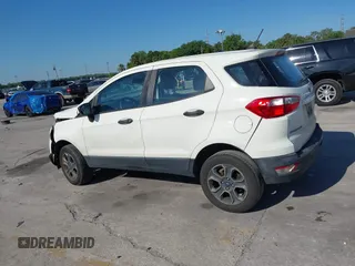 2020 Ford EcoSport S with VIN MAJ6S3FL6LC337367, listed as a IAAI auction lot 41892241 with 160,862 mi miles and . Bid and sale history available at DreamBid. Image 14.
