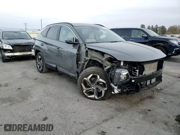 2024 Hyundai Tucson SEL with VIN 5NMJFCDE5RH334967, listed as a Copart auction lot 77625654 with 9,051 mi miles and Salvage Title. Bid and sale history available at carsss.com. Image 12.